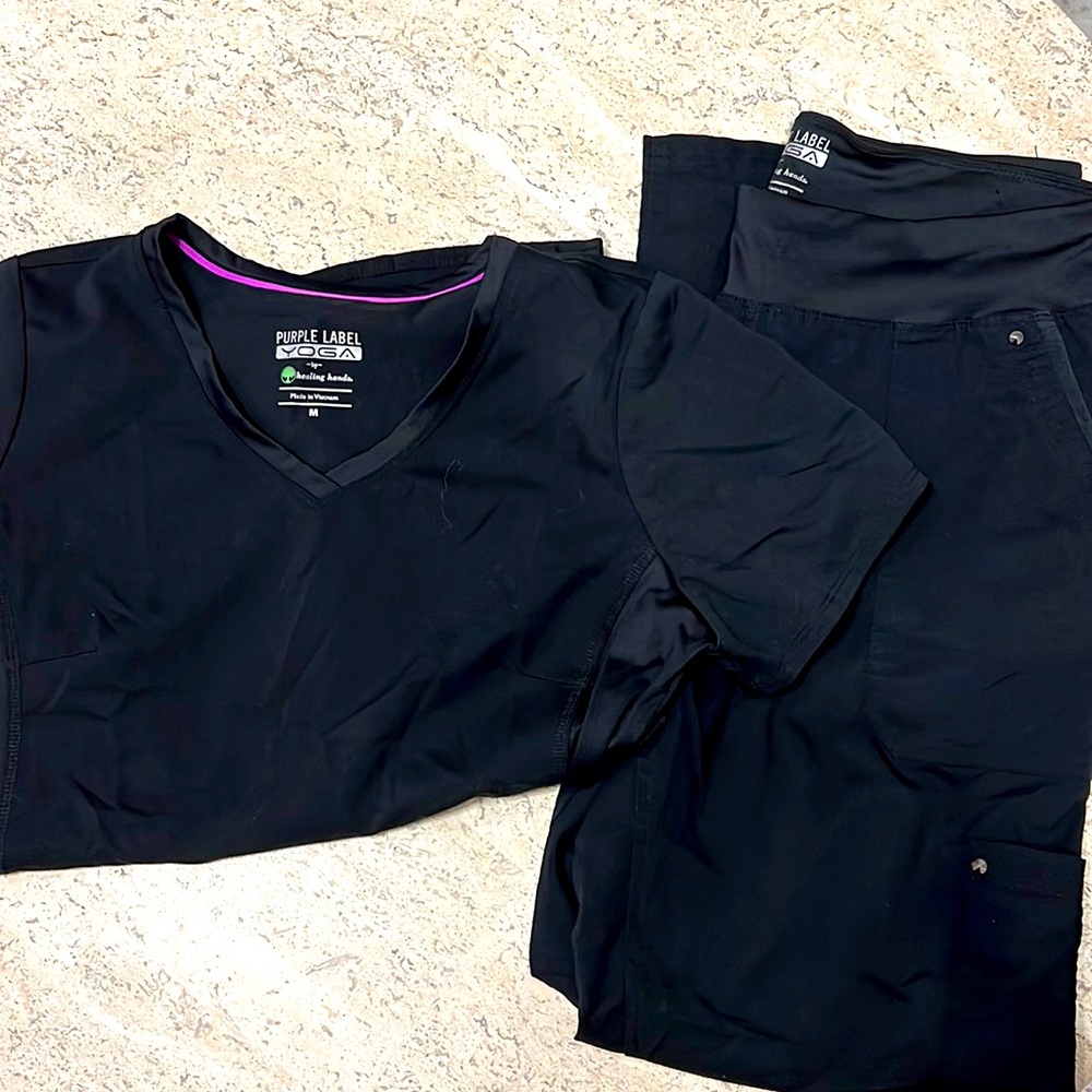 Purple label scrubs